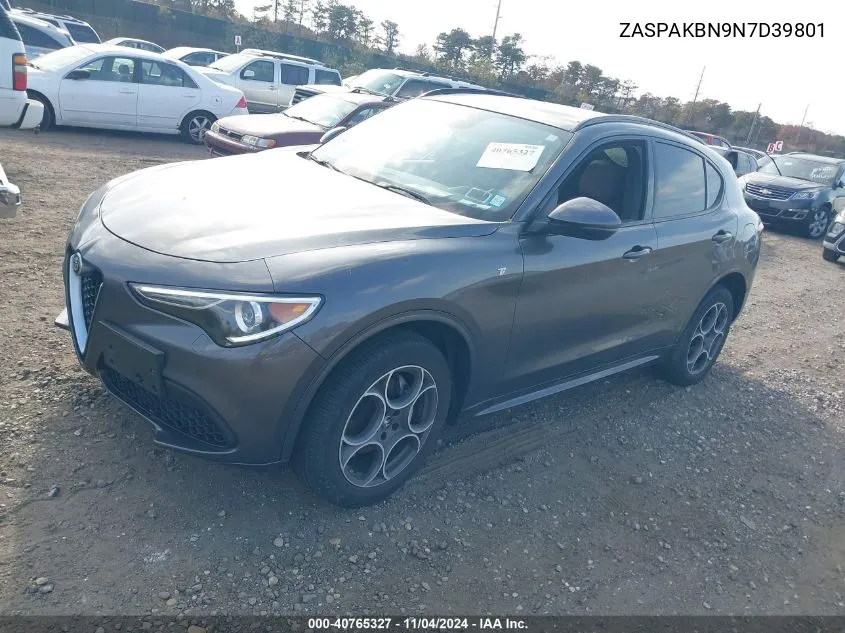 2022 Alfa Romeo Stelvio Ti Awd VIN: ZASPAKBN9N7D39801 Lot: 40765327