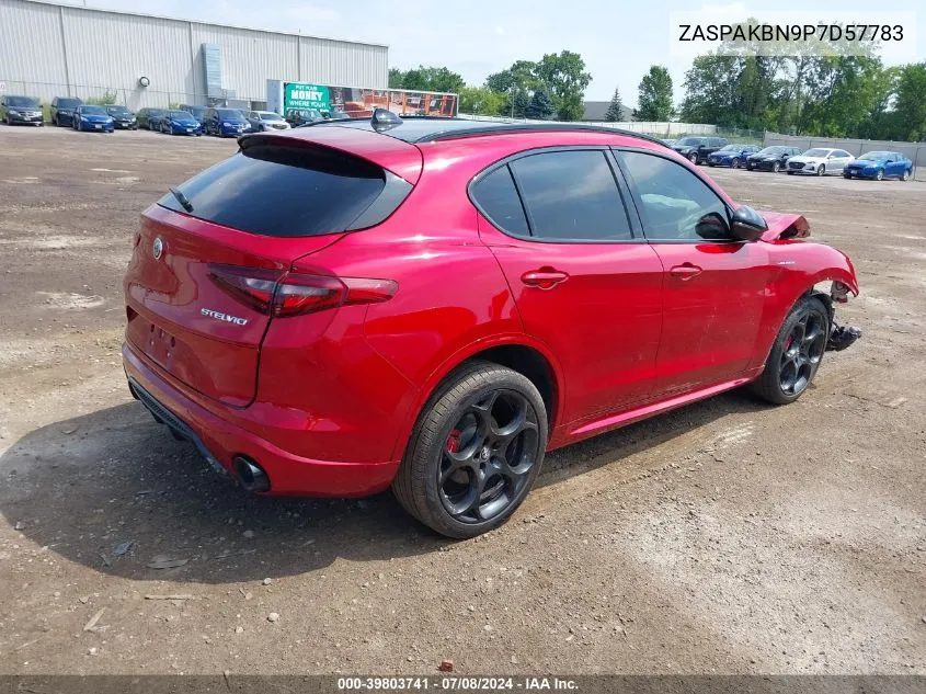 2023 Alfa Romeo Stelvio Veloce Awd VIN: ZASPAKBN9P7D57783 Lot: 39803741