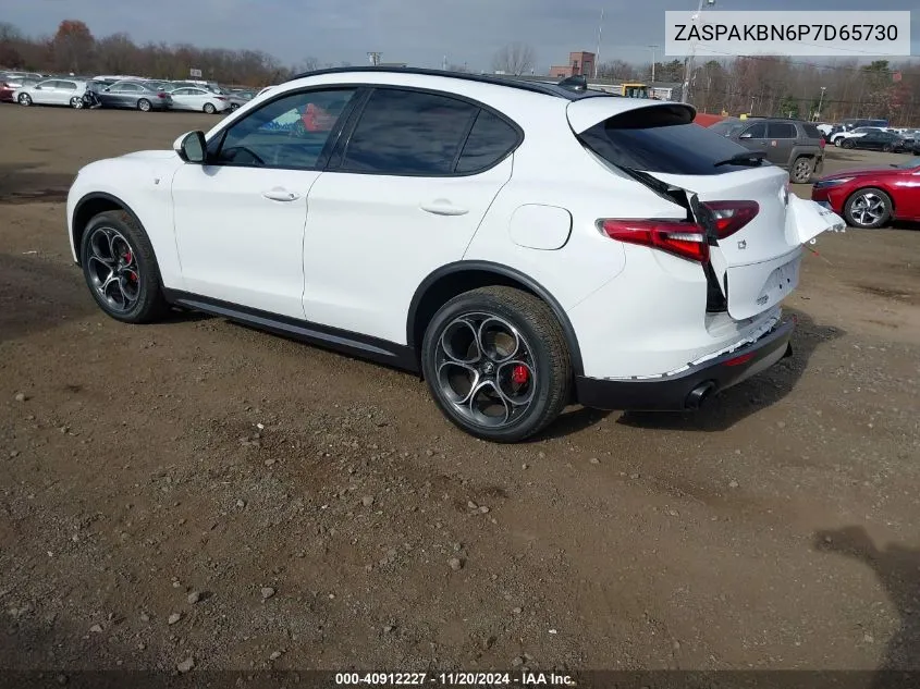 2023 Alfa Romeo Stelvio Ti Awd VIN: ZASPAKBN6P7D65730 Lot: 40912227