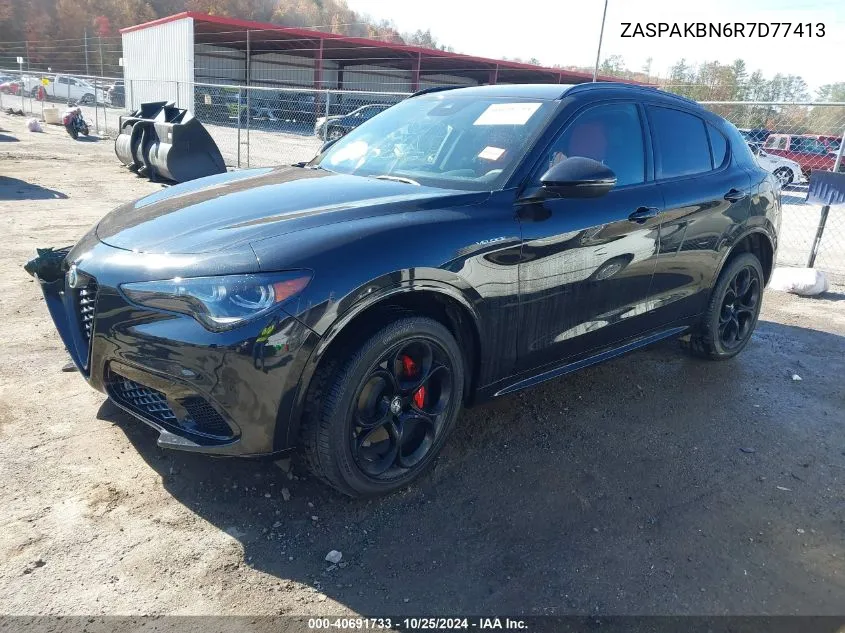 2024 Alfa Romeo Stelvio Veloce Awd VIN: ZASPAKBN6R7D77413 Lot: 40691733