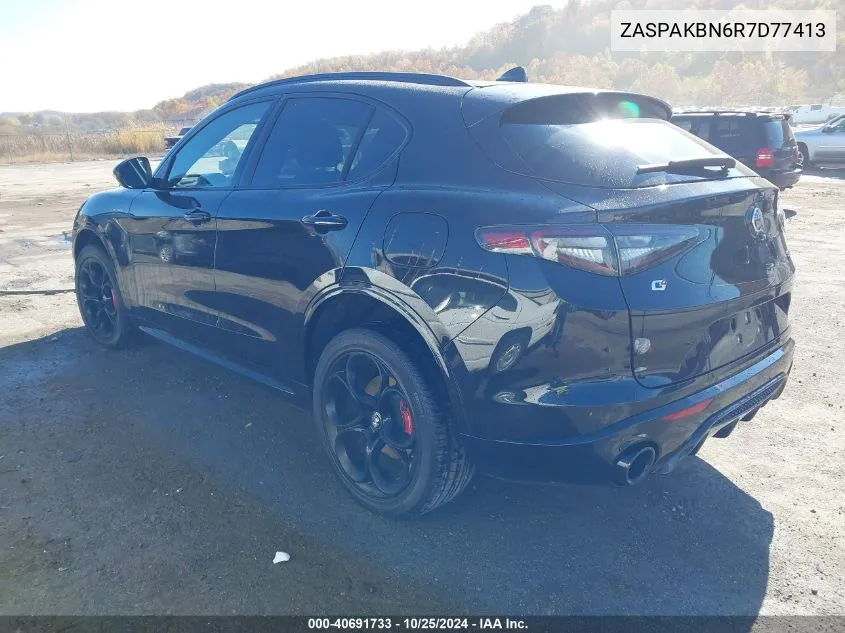 2024 Alfa Romeo Stelvio Veloce Awd VIN: ZASPAKBN6R7D77413 Lot: 40691733