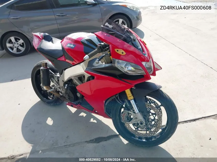 ZD4RKUA40FS000608 2015 Aprilia Rsv4 R