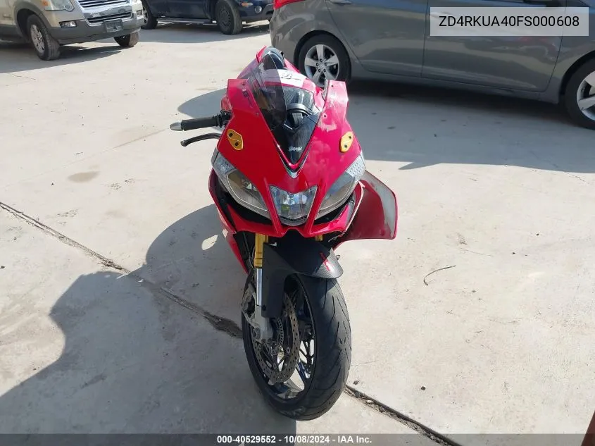 ZD4RKUA40FS000608 2015 Aprilia Rsv4 R