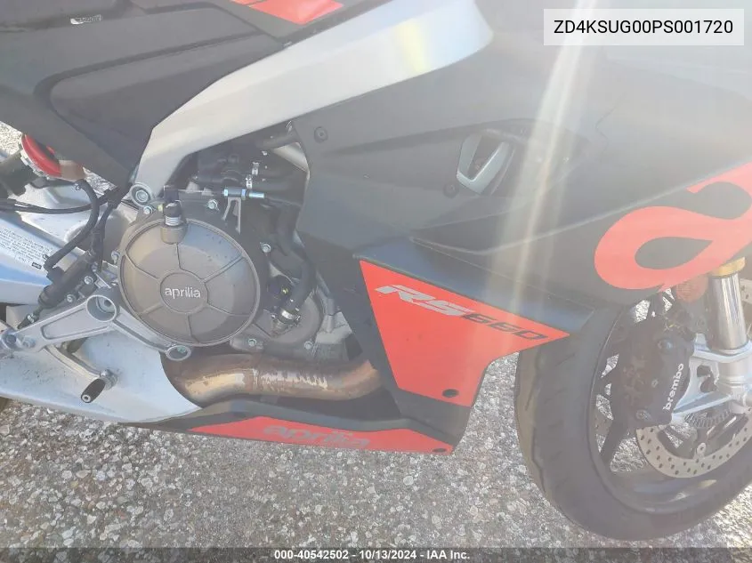 ZD4KSUG00PS001720 2023 Aprilia Rs 660