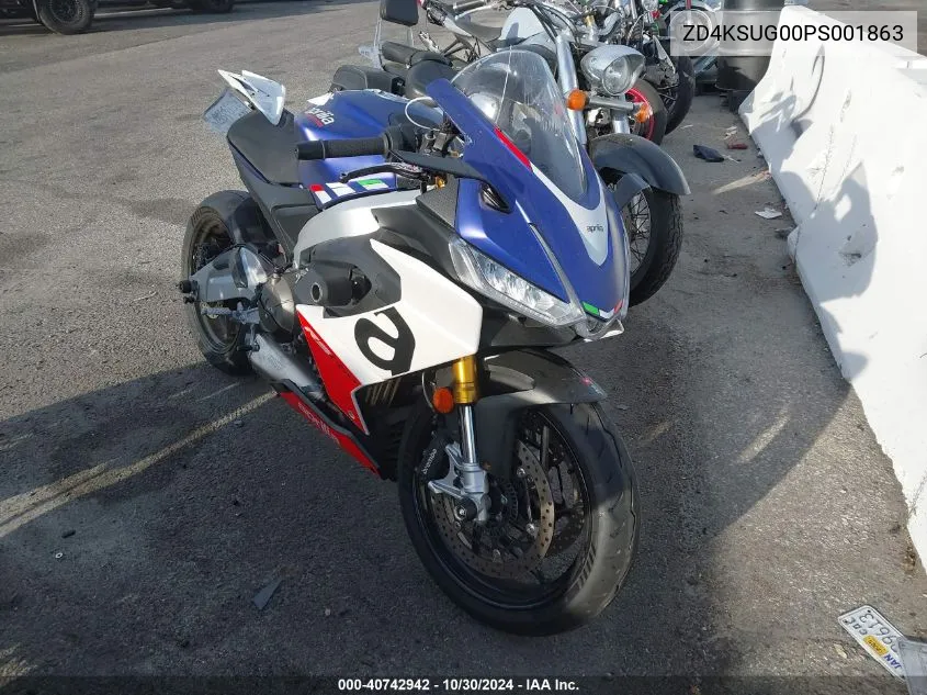 2023 Aprilia Rs 660 VIN: ZD4KSUG00PS001863 Lot: 40742942