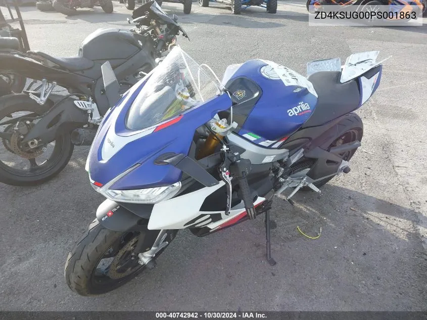 2023 Aprilia Rs 660 VIN: ZD4KSUG00PS001863 Lot: 40742942