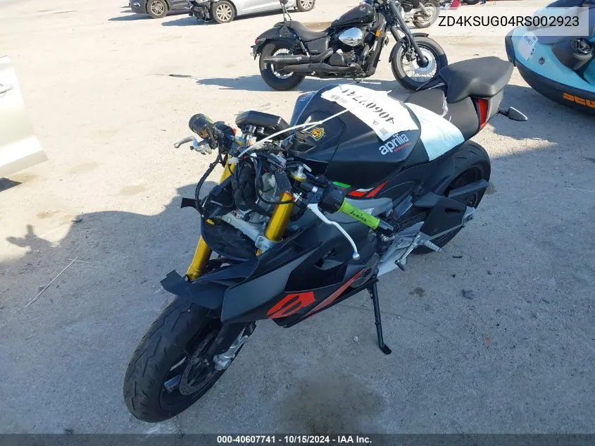 2024 Aprilia Rs 660 VIN: ZD4KSUG04RS002923 Lot: 40607741