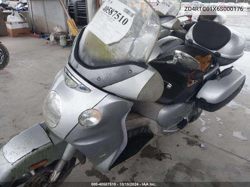 2006 Aprilia Scarabeo 500 VIN: ZD4RTC01X6S000176 Lot: 40587510