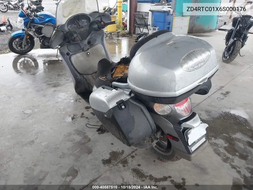 2006 Aprilia Scarabeo 500 VIN: ZD4RTC01X6S000176 Lot: 40587510