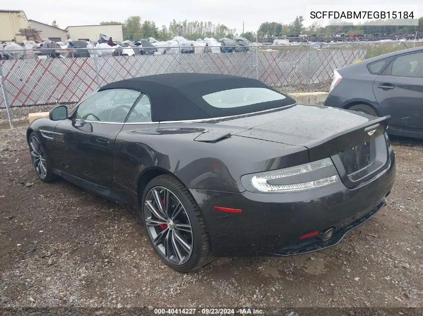 SCFFDABM7EGB15184 2014 Aston Martin Db9