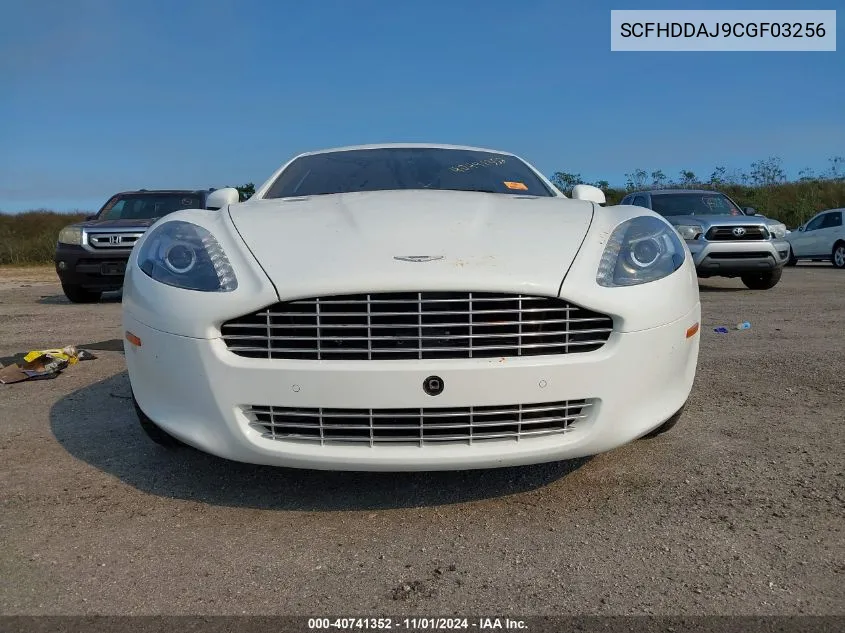 2012 Aston Martin Rapide Luxe VIN: SCFHDDAJ9CGF03256 Lot: 40741352