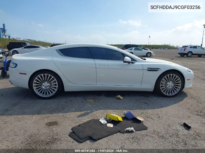 2012 Aston Martin Rapide Luxe VIN: SCFHDDAJ9CGF03256 Lot: 40741352