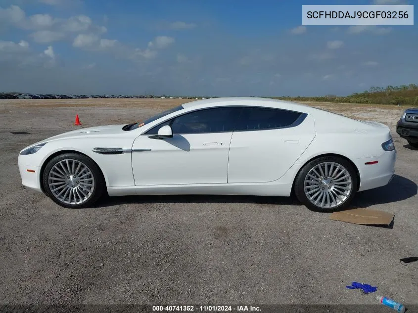 2012 Aston Martin Rapide Luxe VIN: SCFHDDAJ9CGF03256 Lot: 40741352