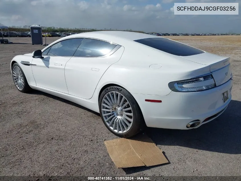 2012 Aston Martin Rapide Luxe VIN: SCFHDDAJ9CGF03256 Lot: 40741352