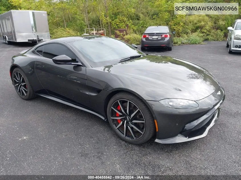 2019 Aston Martin Vantage VIN: SCFSMGAW5KGN00966 Lot: 40455842