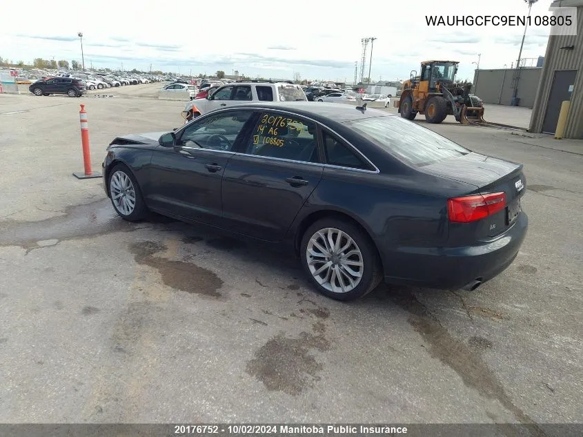 WAUHGCFC9EN108805 2014 Audi A6 3.0T Quattro