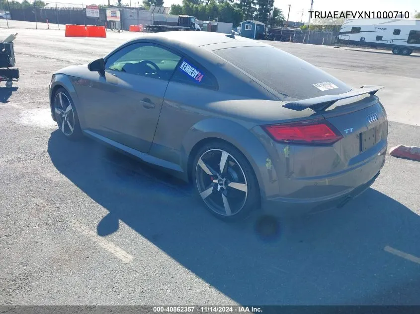 2022 Audi Tt Coupe 45 Tfsi Quattro S Tronic VIN: TRUAEAFVXN1000710 Lot: 40862357