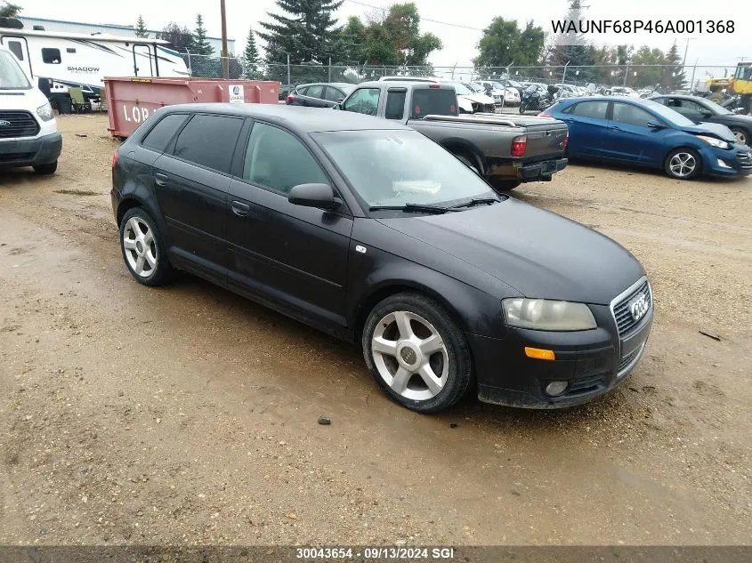 WAUNF68P46A001368 2006 Audi A3 2.0 Premium