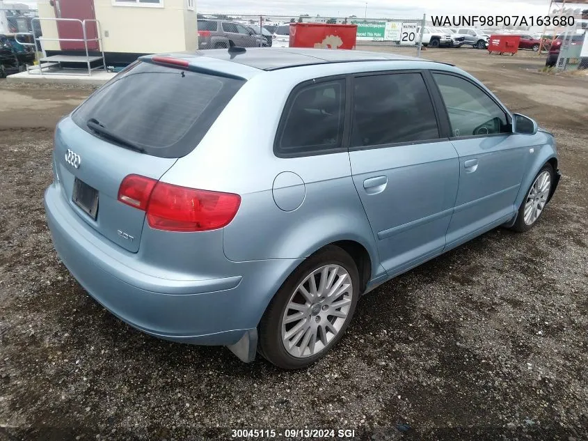 WAUNF98P07A163680 2007 Audi A3 2.0 Premium