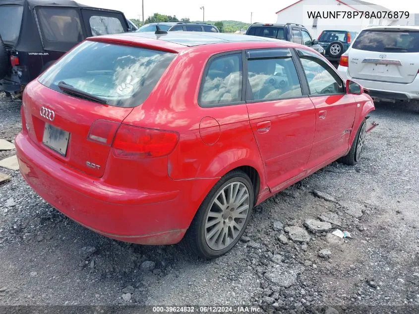 WAUNF78P78A076879 2008 Audi A3 2.0T