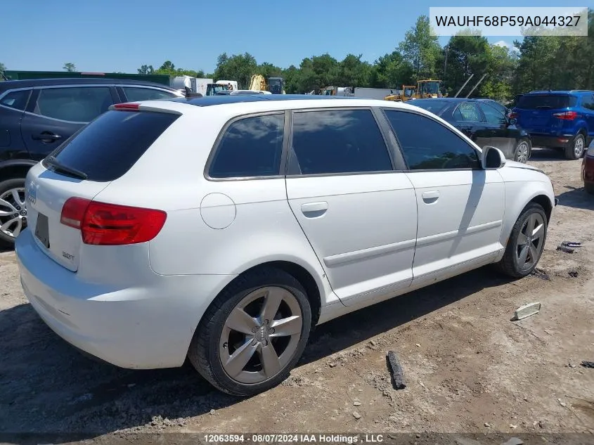 WAUHF68P59A044327 2009 Audi A3 2.0T