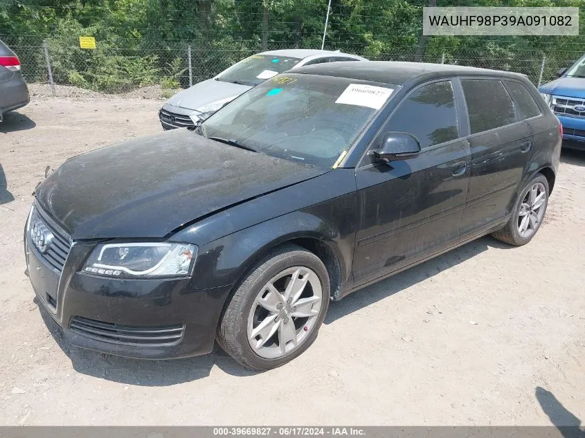 2009 Audi A3 2.0T VIN: WAUHF98P39A091082 Lot: 39669827