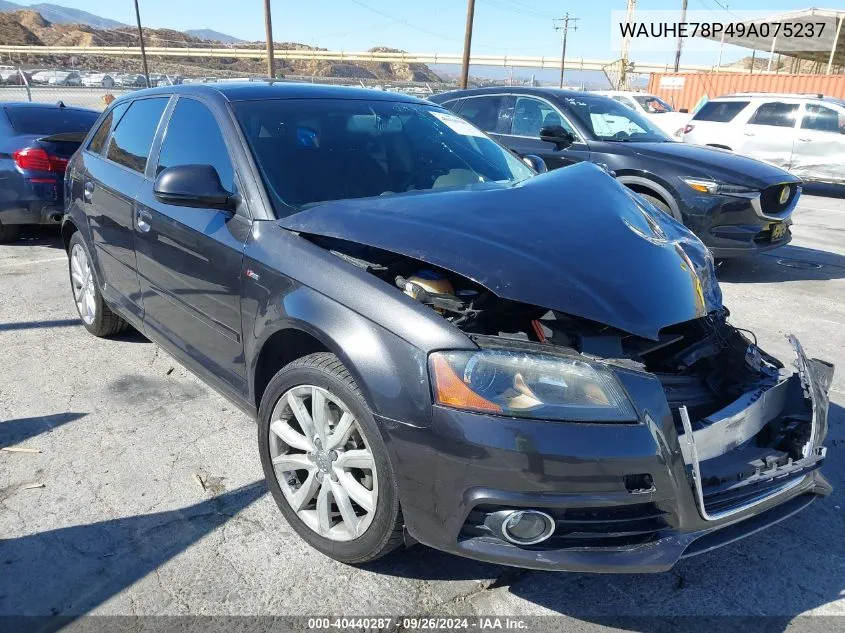 WAUHE78P49A075237 2009 Audi A3 2.0T