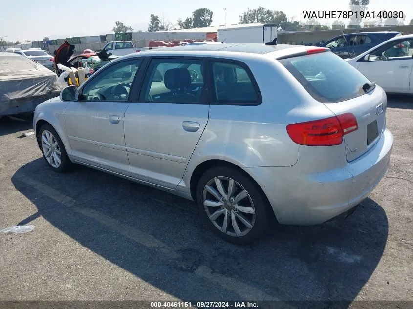 WAUHE78P19A140030 2009 Audi A3 2.0T