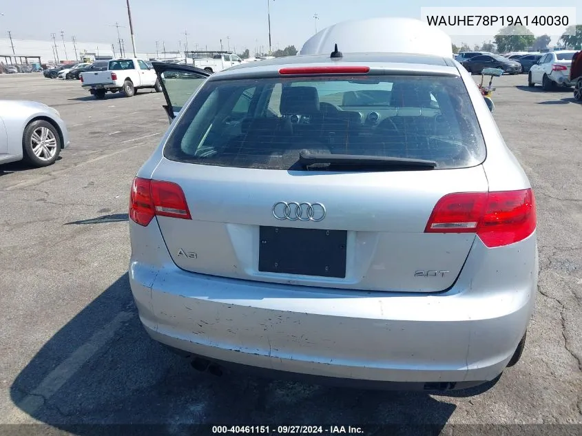 WAUHE78P19A140030 2009 Audi A3 2.0T