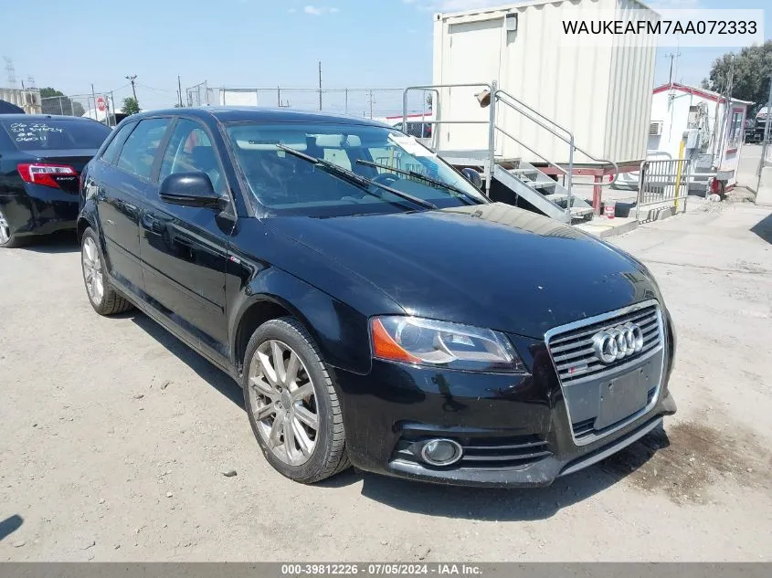 2010 Audi A3 2.0T Premium VIN: WAUKEAFM7AA072333 Lot: 39812226