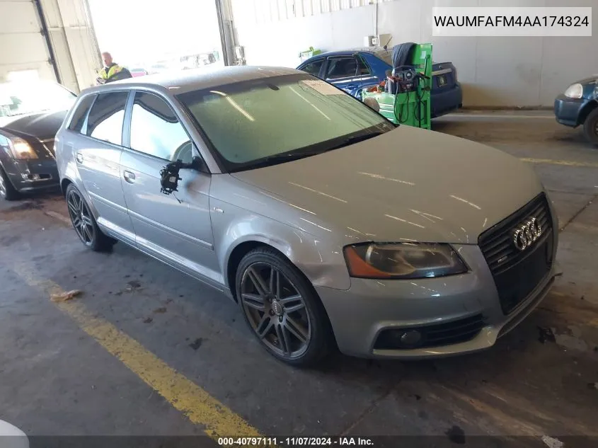 WAUMFAFM4AA174324 2010 Audi A3 2.0T Premium