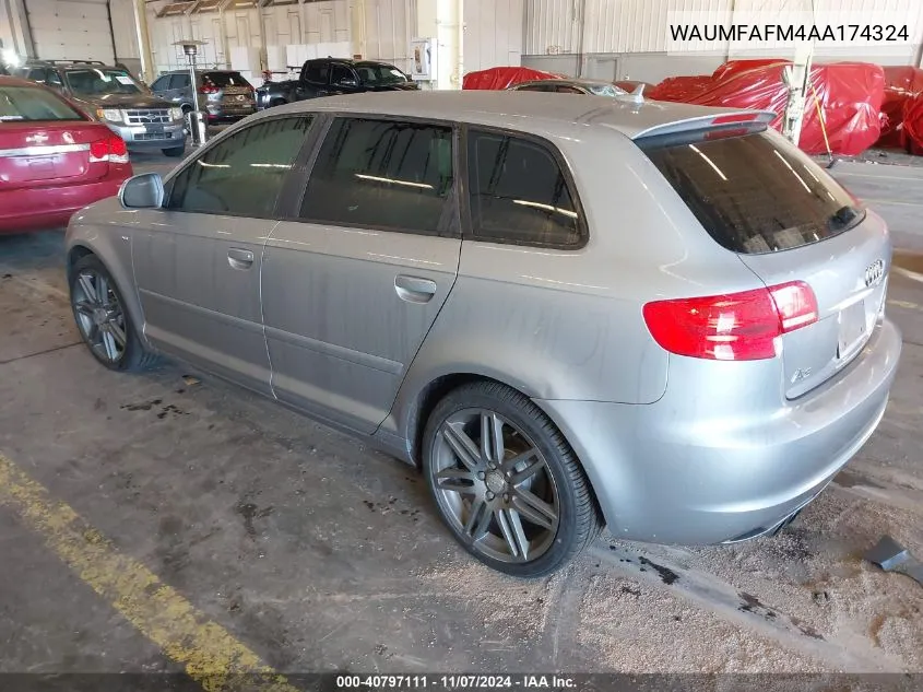 WAUMFAFM4AA174324 2010 Audi A3 2.0T Premium