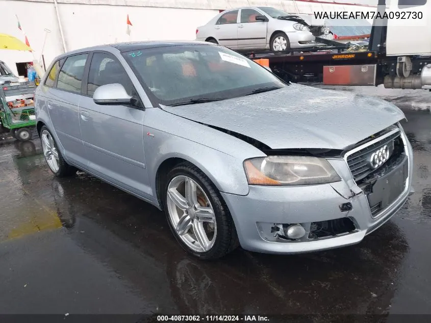 2010 Audi A3 2.0T Premium VIN: WAUKEAFM7AA092730 Lot: 40873062