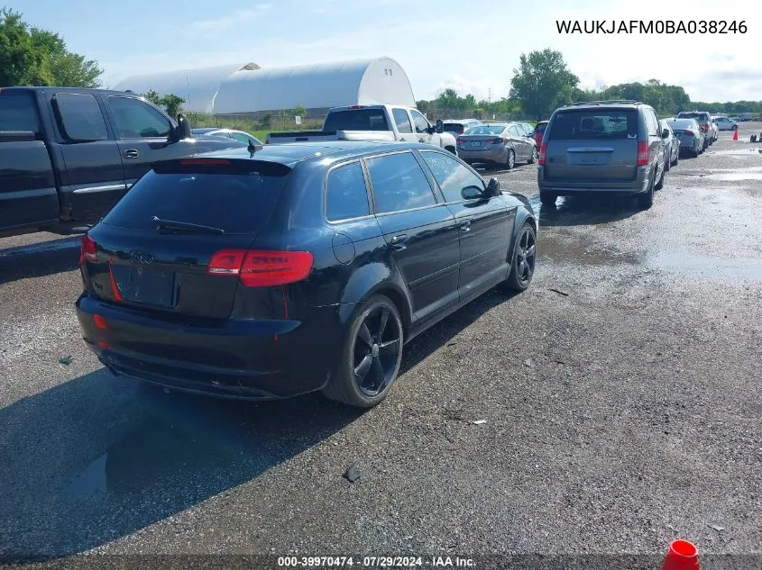 WAUKJAFM0BA038246 2011 Audi A3 2.0 Tdi Premium