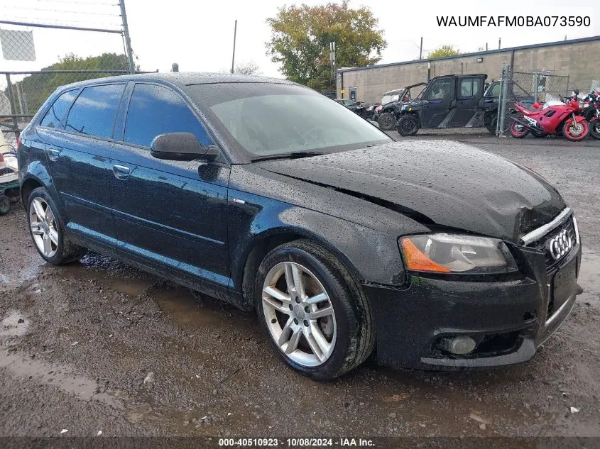 WAUMFAFM0BA073590 2011 Audi A3 2.0T Premium