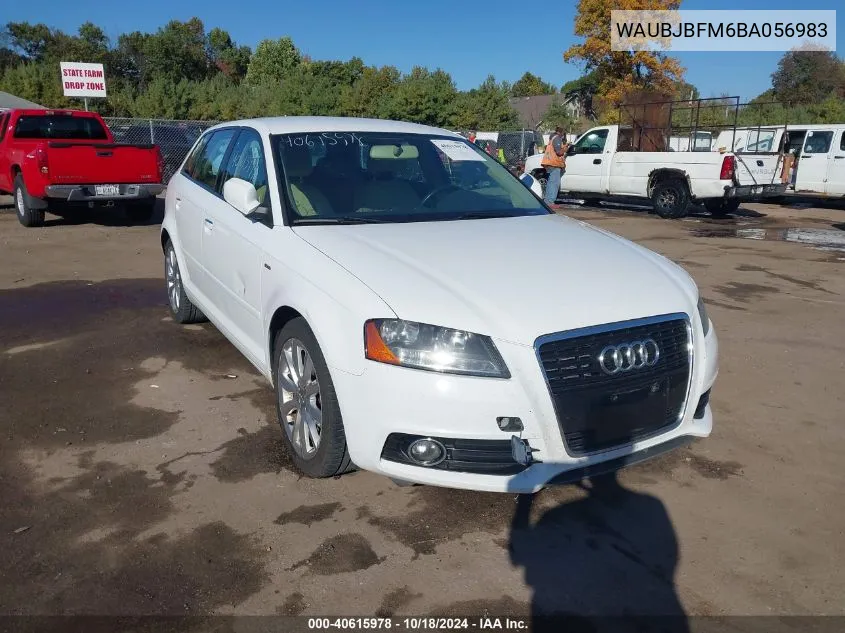 2011 Audi A3 2.0 Tdi Premium VIN: WAUBJBFM6BA056983 Lot: 40615978