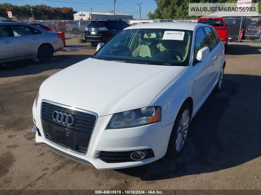 2011 Audi A3 2.0 Tdi Premium VIN: WAUBJBFM6BA056983 Lot: 40615978