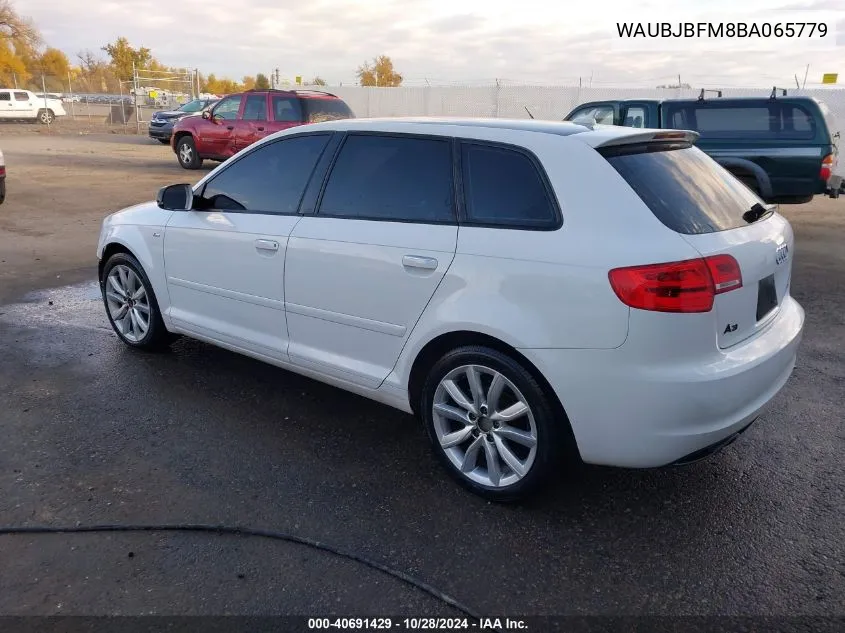 WAUBJBFM8BA065779 2011 Audi A3 2.0 Tdi Premium