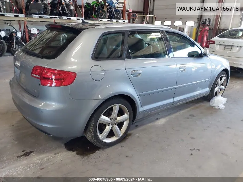 WAUKJAFM1CA165718 2012 Audi A3 2.0 Tdi Premium