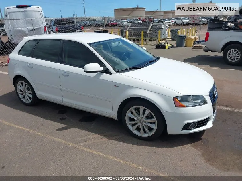 WAUBEAFM6CA090499 2012 Audi A3 2.0T Premium