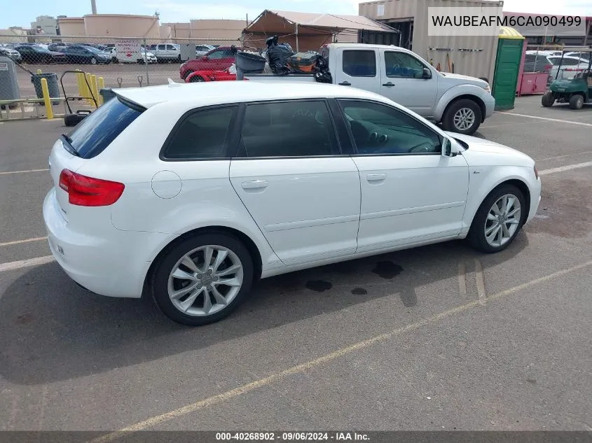 WAUBEAFM6CA090499 2012 Audi A3 2.0T Premium