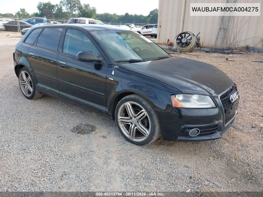 2012 Audi A3 2.0 Tdi Premium VIN: WAUBJAFM0CA004275 Lot: 40313794