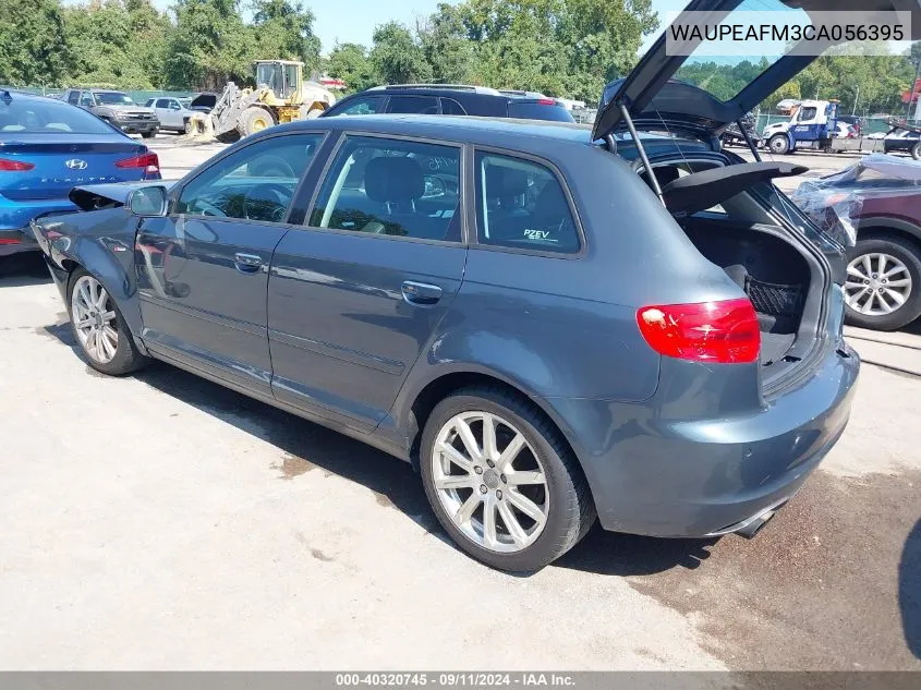 WAUPEAFM3CA056395 2012 Audi A3 2.0T Premium