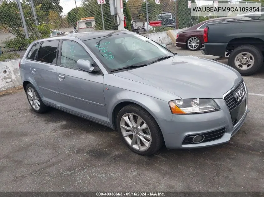 2012 Audi A3 2.0T Premium VIN: WAUBEAFM9CA109854 Lot: 40338663