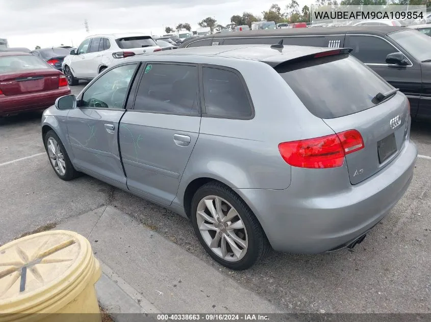 2012 Audi A3 2.0T Premium VIN: WAUBEAFM9CA109854 Lot: 40338663