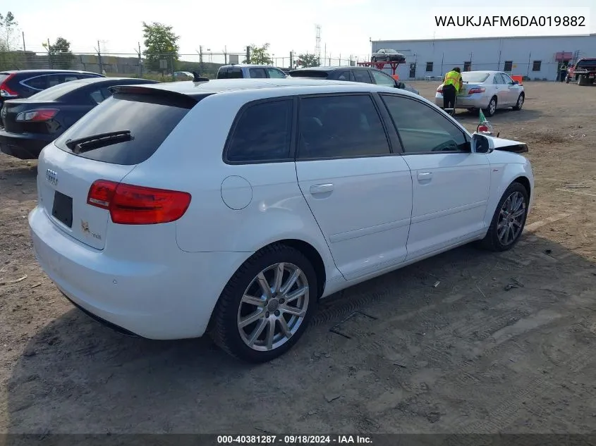 2013 Audi A3 2.0 Tdi Premium VIN: WAUKJAFM6DA019882 Lot: 40381287