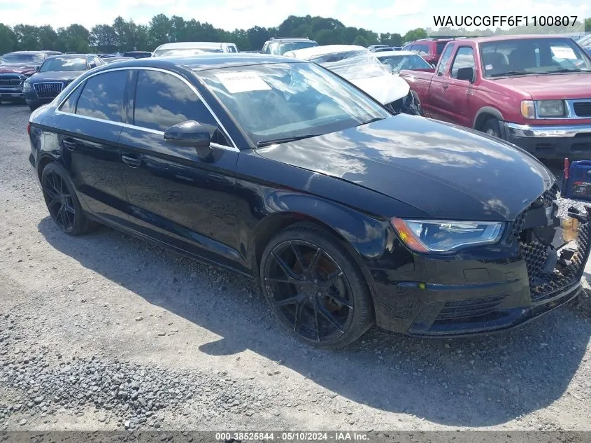 WAUCCGFF6F1100807 2015 Audi A3 1.8T Premium