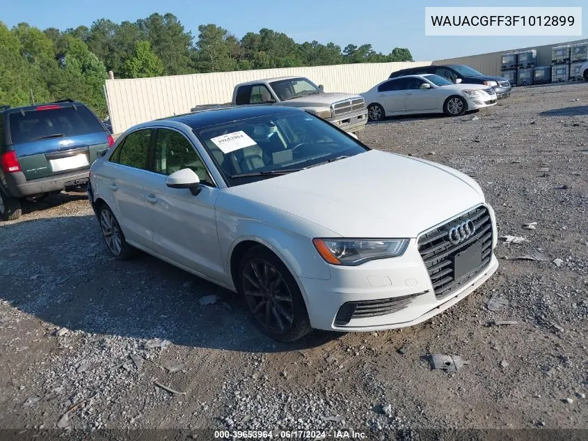 2015 Audi A3 1.8T Premium VIN: WAUACGFF3F1012899 Lot: 39653964