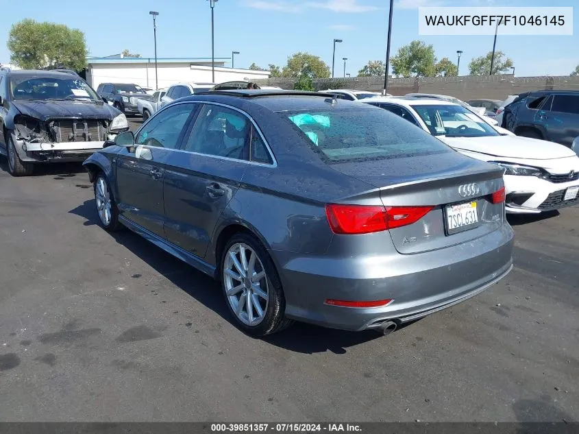 WAUKFGFF7F1046145 2015 Audi A3 2.0T Premium