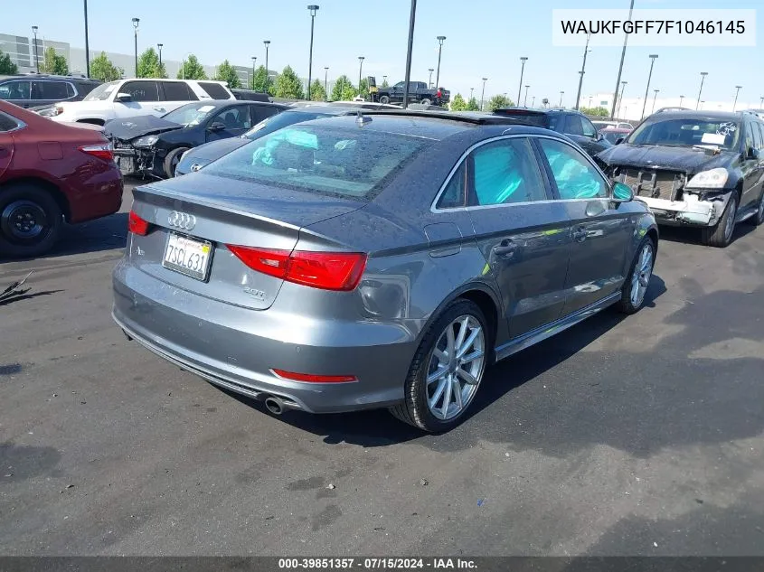 2015 Audi A3 2.0T Premium VIN: WAUKFGFF7F1046145 Lot: 39851357